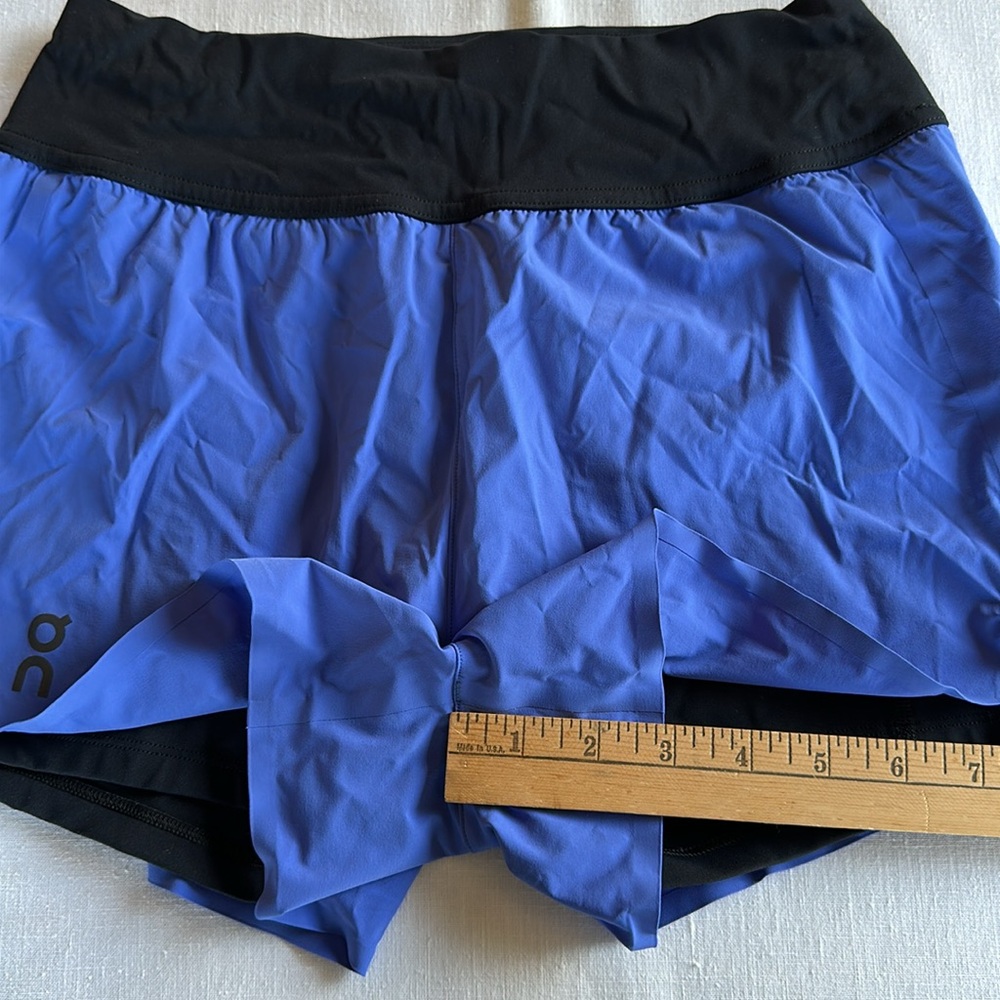 On Running Shorts XS Cobalt / Black - Picture 10 of 14